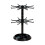 2-Tier Rotating Bracelet & Ring Holder Stand Black 3
