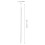 5Sets White Plastic Vertical Blind Tilt Rods with Hooks for Home Use 2