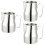 3Pcs Stainless Steel Creamer Frothing Pitcher Silver Handle 7