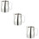 3Pcs Stainless Steel Creamer Frothing Pitcher Silver Handle 9