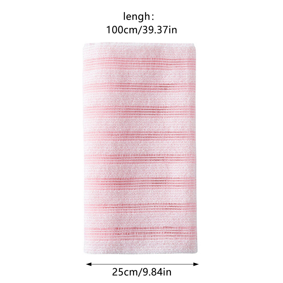 Penghui-Toys (Pink, Stripe) African Loofah Sponge For Exfoliating & Shower Cleaning