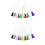 20Pièces -Pages Pompons Artisanaux Polyester Couleurs Assorties 5