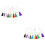 20Pièces -Pages Pompons Artisanaux Polyester Couleurs Assorties 6