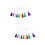 20Pièces -Pages Pompons Artisanaux Polyester Couleurs Assorties 7