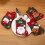 4pcs christmas cutlery bags for fork spoon silverware holders 6