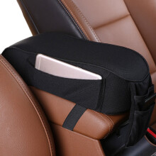 Cuscino bracciolo ergonomico in memory foam, vestibilità universale, cuscino per console centrale con materiale in tessuto traspirante e supporto a