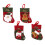 4pcs christmas cutlery bags for fork spoon silverware holders 7