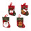 4pcs christmas cutlery bags for fork spoon silverware holders 8