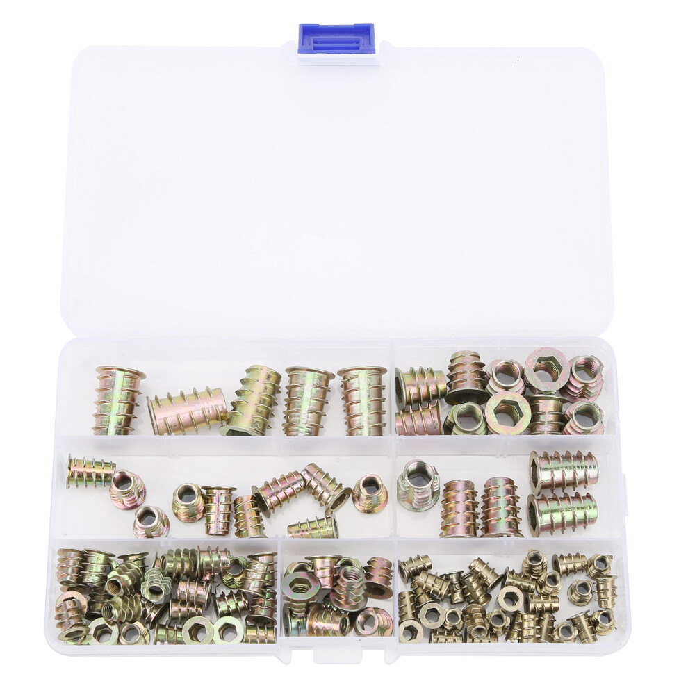 Wood Threaded Insert Kit Furniture Screw Inserts Threaded Inserts Nuts And Bolt Assortment Galvanized Steel Threaded Inserts Hex Socket Drive 9049227951994