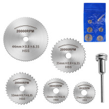 Fine Precision Cuts HSS Saw Disc Wheel Rotary Tool Accessories Smooth Surface Finish for Wood Plastic Aluminum Cutting and Enhanced Durability
