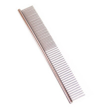 Rounded Ends Stainless Steel Pet Comb, Effective Dematting Tool for Dogs and Cats, Promotes Blood Circulation and Sleek Shiny Coat with Dual Tooth
