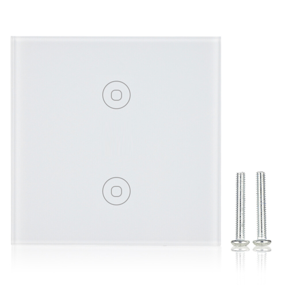 Smart Wifi Touch Light Switch With App Control For Amazon Alexa Google Assistant, Programmable Timers Remote Access Group Management (Multi-Gang 9370362981721