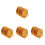 4Sets Gouden Creatieve Snackplateaus Met Opslagrek 3