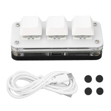 Shortcut Keys Mini Keyboard Multi Step Operation Custom Script RGB Backlit Programmable Keypad Mechanical Switches Wireless Rechargable OSU Keypad