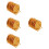 4Sets Gouden Creatieve Snackplateaus Met Opslagrek 8