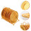 4Sets Gouden Creatieve Snackplateaus Met Opslagrek 10
