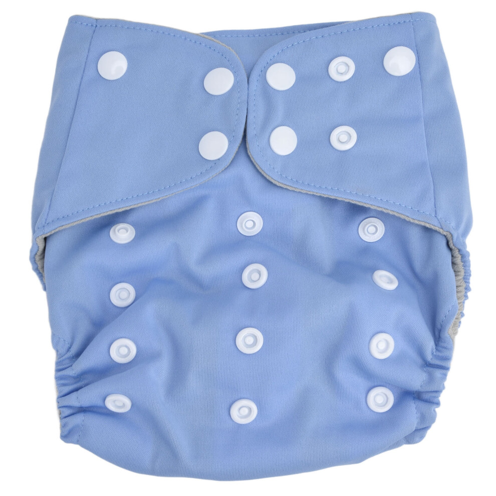 Breathable Leak Proof Diaper Covers, Adjustable Reusable Super Absorbent Eco Friendly Cloth Diapers With Soft Suede Inner Layer For Newborn To Toddler