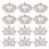 24St Kinder Strass Kroon Haar Kam Elegant Haaraccessoire 2