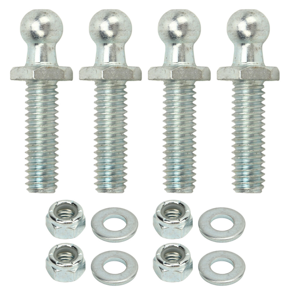 Sturdy And Durable Gas Strut Mounting Brackets Ball Stud Mount Bracket Universal Lift Supports Multi-Scenario Usage Zinc Plated Hardware Quick 9489952652078