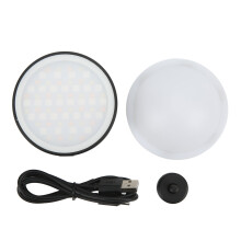 Podstawa świetlna LED RGB Cct z trybami efektów specjalnych, płynna regulacja jasności i chromatyczności, konstrukcja magnetyczna do szybkiego