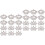 24St Kinder Strass Kroon Haar Kam Elegant Haaraccessoire 5