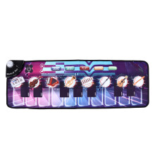 Foldable Piano Keyboard Mat For Kids, Flashing Lights & Enhances Learning Ability, Heavy Duty Material, Ideal For Holiday Or Birthday Gift Giving