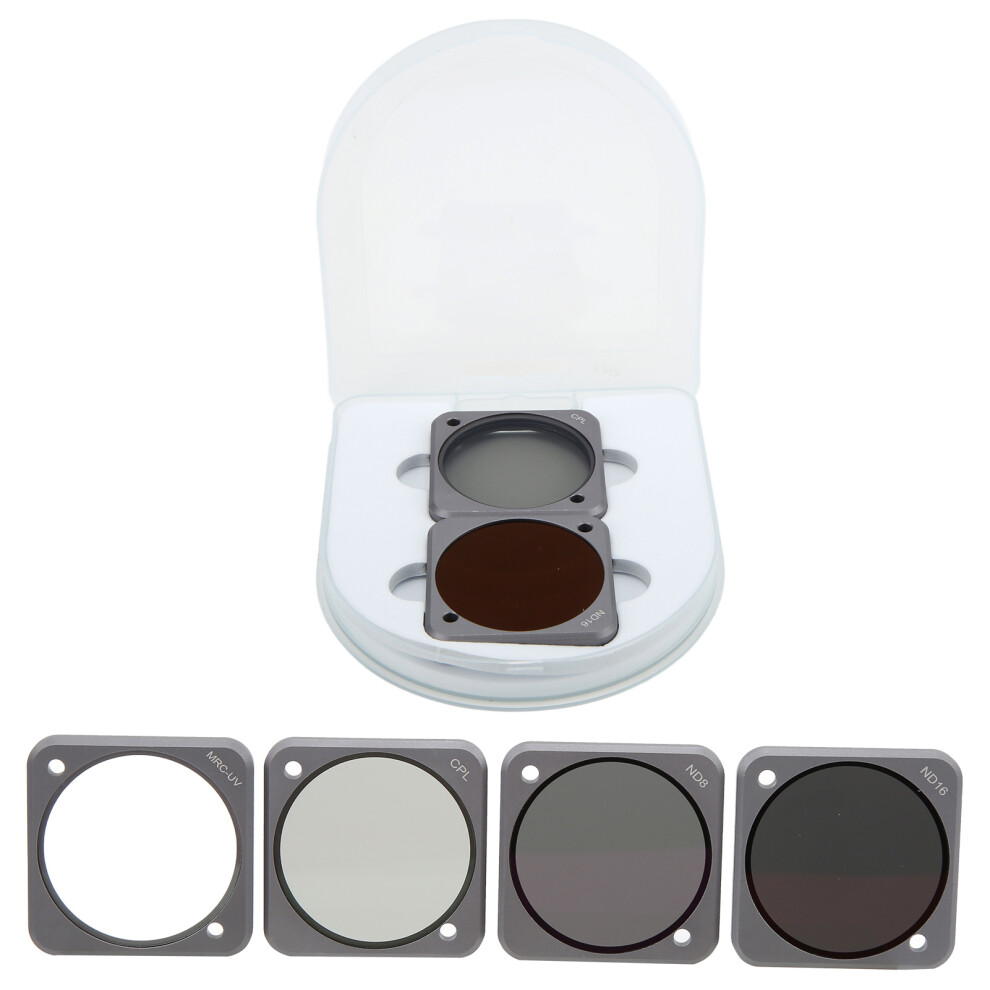 Anti Scratch Nd Filter Set For Dji Action4hd Optical Glass Magnetic Attachment Cpl Nd8nd16nd32filters Exposure Control Vivid Color Reproduction 9489952653624