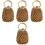 4Pièces Mini Sac À Main Coton Pour Plage Été 10