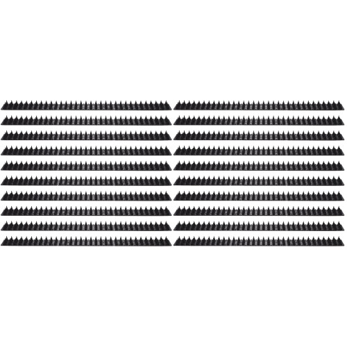 20Pièces Mat Spike Noir Anti-Chat Durable Pour Extérieur 2