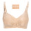 Adjustable Shoulder Strap Wireless Post Surgery Bra Front Closure Design Mastectomy Bras With Pockets Full Coverage Pad Breathable Material Skin Color 1