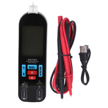 Multimètre numérique à écran LCD, sélection automatique de la gamme, test intelligent avec détecteur de tension sans contact, isolation