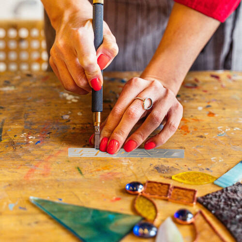 4Ensembles Règles Gravées Multi-Usages Pour Artisanat Maquettes 2