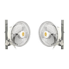 Secret Jardin Monkey Fan 16W Fits 0.63" - 0.83" Inch Grow Tent Poles - 2 Pack