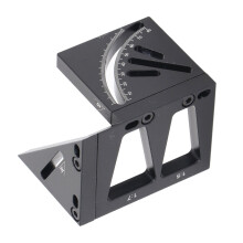 3D-Aluminiumlegierung Holz-Winkelmaß Multi-Winkel Zimmermann Protractor 45/90