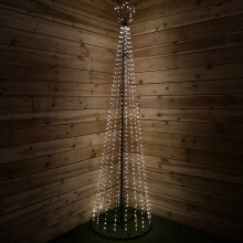 Garden Store Direct 2.5m LED Twinkling Maypole Tree w/884 Warm White LED's - Indoor or Outdoor