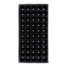 Green Blade 1x 50 Cell Black Seed Tray - Plastic Garden Greenhouse Plant Seedling Growing Planting Potting Germination Propagator Starter Kit
