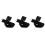 3St Cello Eindpin Antislip Nylon Rubber Duurzaam Zwart 8