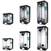 Budbox Pro 75 Series 0.75m x 0.75m - White & Silver Lining Indoor Grow Tents (75 x 75 x 200 - White Medium)