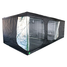 Budbox Lite Range - 1.2M Up To 2.4M Silver Mylar Grow Room Tents Hydroponics (LITE - 240 x 240 x 200)