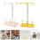 8Pièces Support Fil À Broder Machine Couture Plastique Fer Coloré 3