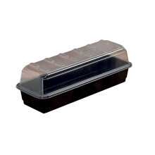 Muddy Hands 37cm Long Windowsill Propagator - Perfect Plant Germination Seedling Seed Stater Tray Kit