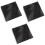 6Paquets Grille Drainage Pots Fleurs Noir Réutilisable Jardin 3