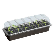 Muddy Hands 12 Cell Windowsill Propagator - Perfect Plant Germination Seedling Seed Stater Tray Kit (Made from 100% Recycled Plastic)