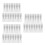 90St Draagbare Plastic Geurflesjes 2Ml Mini Spray Transparant 6