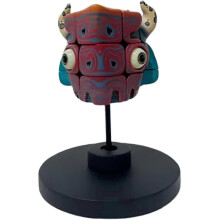 Monster Sculpture Cube Toy, Tabletop Sculpture, Creative Desk Decor for Adults