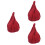 3St Kids Wintermuts Donkerrood Gebreid Elastisch Warm En Trendy 6