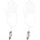 4Pièces Support Golf Durable ABS Métal Usage 4