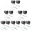 12Ensembles Attache Remorque Noire Acier Durable Accessoires 8
