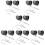 12Ensembles Attache Remorque Noire Acier Durable Accessoires 10