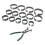 Heavy Duty Pliers Piston Ring Compressor Tool Adjustable Sizes Car Engine Maintenance Positive Compression Corrosion Resistant Universal Application 8